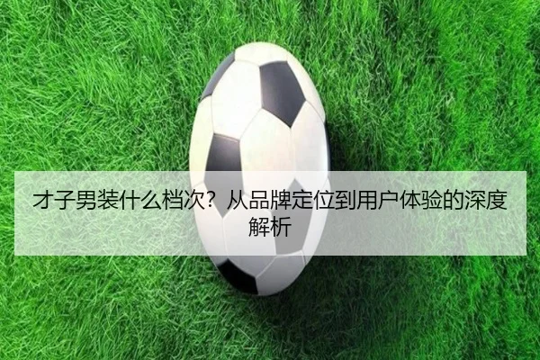 才子男装什么档次？从品牌定位到用户体验的深度解析 | leyu